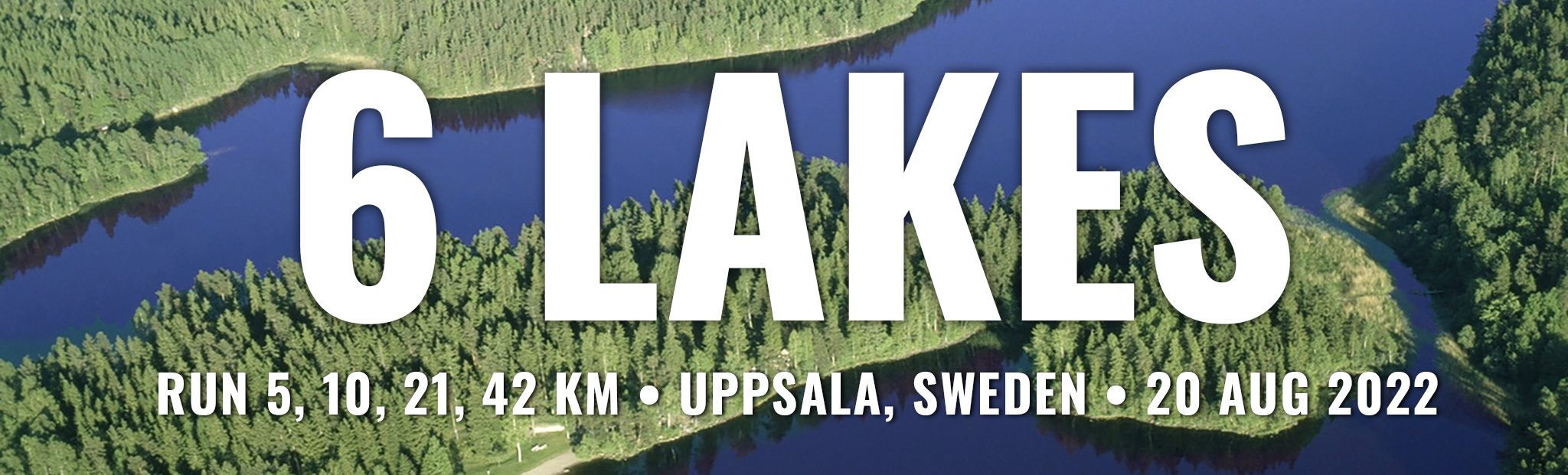 6 lakes marathon in Sweden
