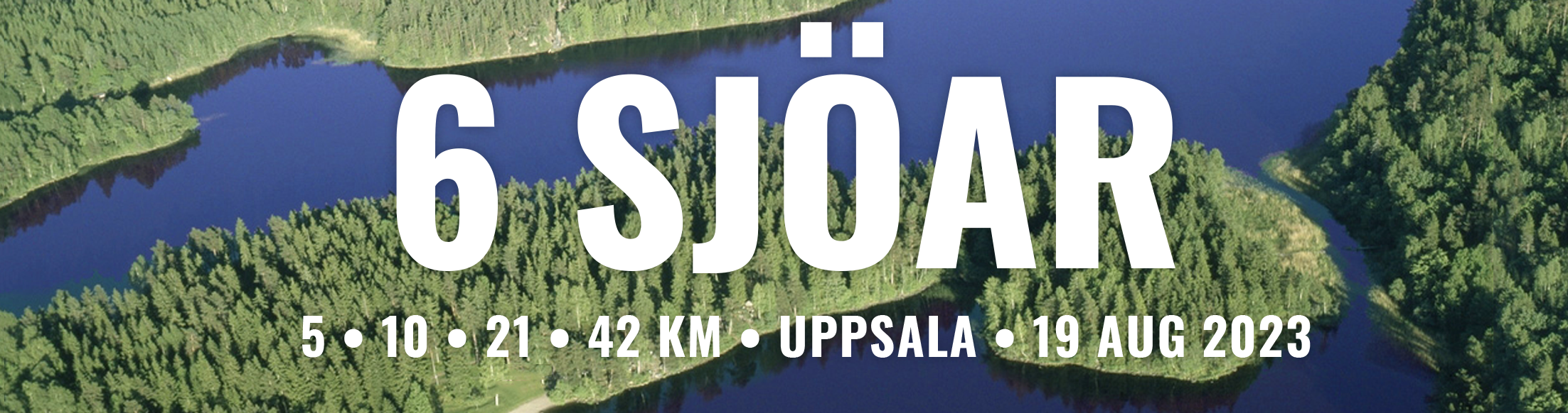 6 sjöar marathon och halvmarathon Uppsala, Sverige